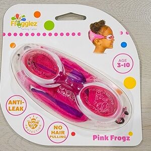 Frogglez Anti-Fog Swimming Goggles for Kids under 10 (Ages 3-10)